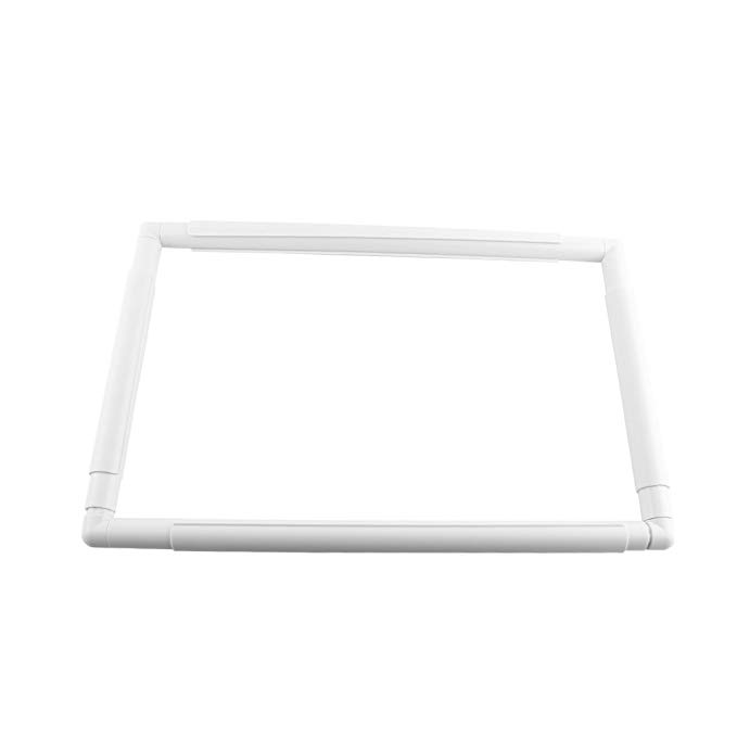 Universal Clip Frame, Square Plastic Embroidery Cross Stitch Frame for Embroidery, Quilting, Cross-stitch, Needlepoint, Silk-painting (43.1×27.9cm)