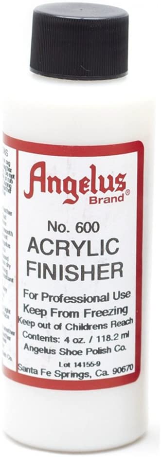 Angelus Brand Acrylic Finisher, Gloss No. 600, 4 Ounce Bottle (600-04-000)