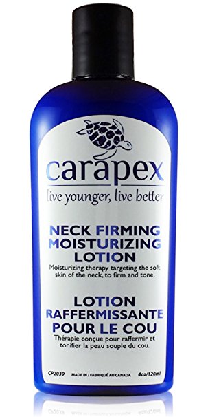 Carapex Neck Firming Lotion, Anti-aging, Tightening, Lifting Cream, for Mature Skin, Sagging with Natural Ingredients, Unscented, 4oz