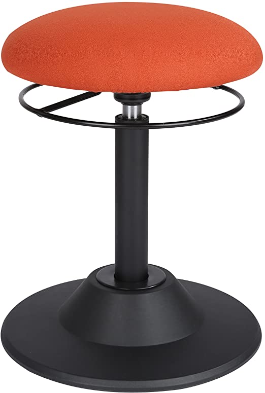POLY & BARK Orbit Wobble Chair, Orange