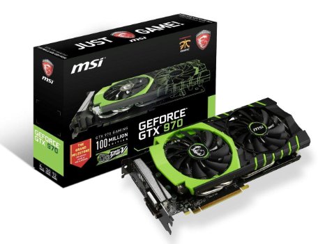 MSI Computer NVIDIA GeForce GTX 970 GAMING 100 Million Edition OC 4GB GDDR5