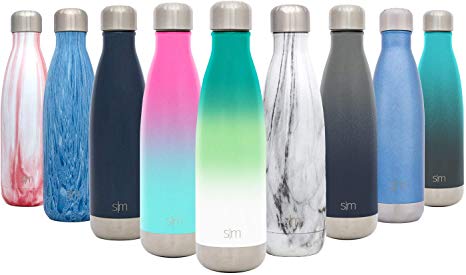Simple Modern Wave Water Bottle - Vacuum Insulated Double Wall 18/8 Stainless Steel