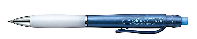 Kokuyo FitCurve Mechanical Pencil - 0.5 mm - Blue Body