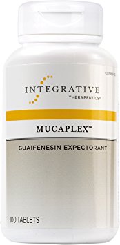 Integrative Therapeutics - MucaPlex - Guaifenesin Expectorant Helps Loosen Mucus to Clear Bronchial Pathway (Non-Drowsy) - 100 Tablets