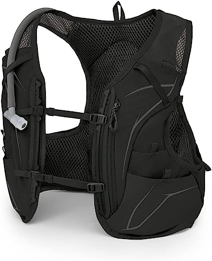 Osprey Duro 6 Men's Running Hydration Vest with Hydraulics Reservoir, Dark Charcoal Grey, Large