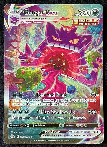 Gengar VMAX (Alternate Art Secret) - 271/264 - Secret Rare