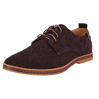 Men's Leather Suede Oxfords Shoe