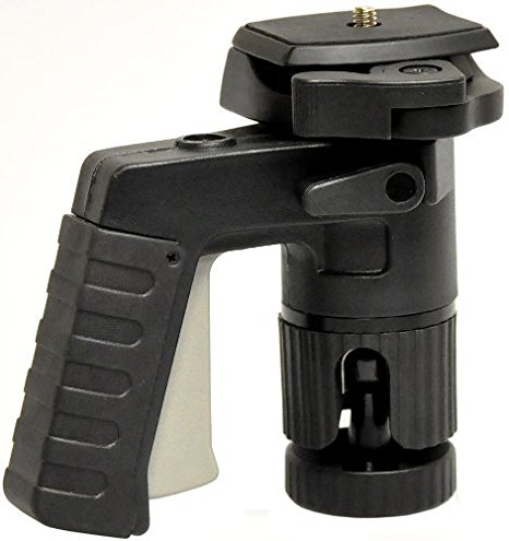 Opteka TS-1 TacShot Pistol Grip Ball Head with Quick Release Plate for Tripods & Monopods