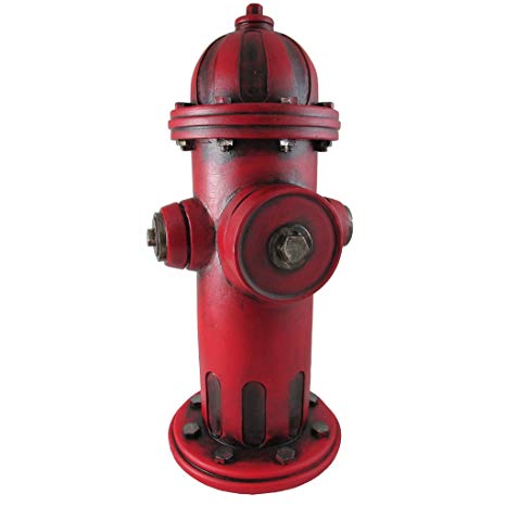Fire Hydrant for Dogs, 14 inch Outdoor Garden Statue, Yard Decoration, Lawn Ornament