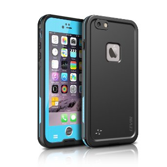 Levin Waterproof Shockproof Dirtproof Full Sealed Protective Case for Apple Iphone 6 47-Inch Up to 66ft Blue New Version