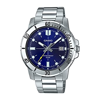 Casio Enticer Analog Blue Dial Men's Watch - MTP-VD01D-2EVUDF (A1364)