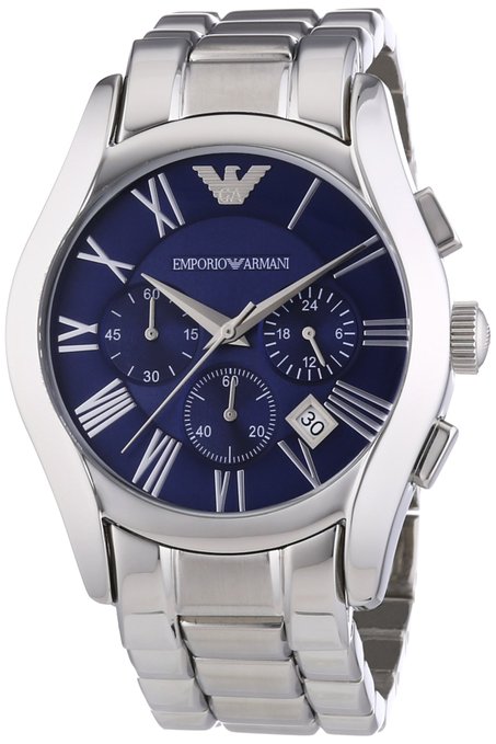 AR1635 Gents Armani Stainless Steel Blue Dial Watch