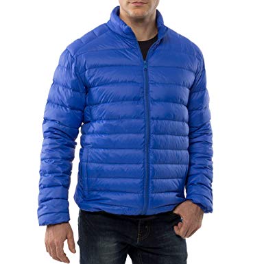 alpine swiss Niko Men’s Down Jacket Puffer Coat Packable Warm Insulation & Feather Light Weight