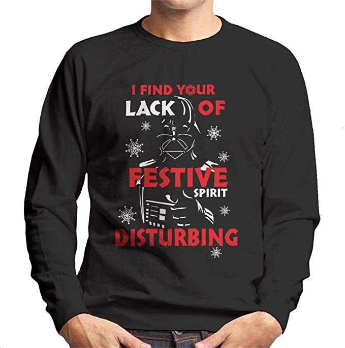 Star Wars Christmas Darth Vader Lack of Festive Spirit Men's Sweatshirt