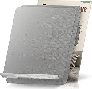 Canvas Repair Patch Self-Adhesive Fabric Patch, 9x11 Inch 2 Pcs, Waterproof Fabric Repair Patch for Furniture, Couch, Tent, Tote Bag, Sofa, Car Seat, Lounge Chair, Awning (Gray)