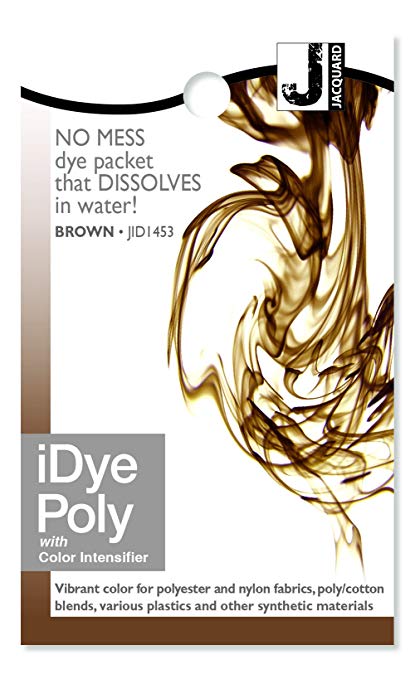 Brown for Natural Fabrics Polyester and Nylon 14gm Fabric Dye-iDye (Jacquard)