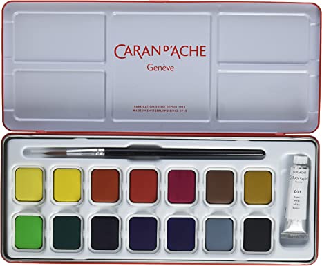 Caran d'Ache Gouache Tablets 15 Colours