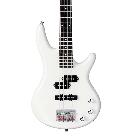 Ibanez GSRM20 Mikro 3/4 Size Electric Bass Guitar - 4 Strings - Pearl White Finish