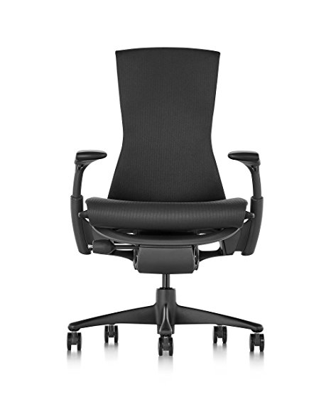 Herman Miller Embody Chair - Graphite Frame/Black Rhythm Textile