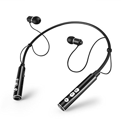 Bluetooth Headphones, Rienar 850 Ultra-Light Wireless V4.1 Neckband Sweatproof Sports Magnetic Earbuds Stereo Bluetooth Headset/Earphones With 5hrs Playtime Noise Cancelling&Mic
