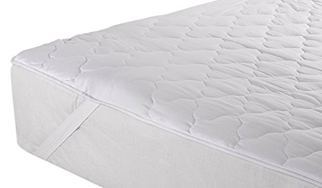 College Dorm Twin Extra Long Quilted Mattress Pad Cotton or Cotton Polyester(percale)