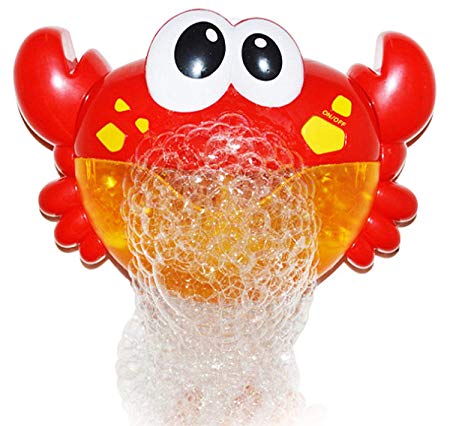 Moonideal Crab Bubble Bath Toy | Music Nursery Rhyme Bubble Blower Machine for Toddler | Let Baby Love Bathing