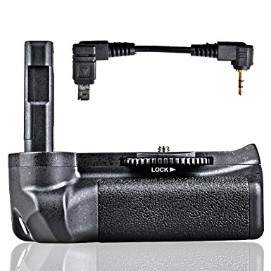 FOSITAN BG-2G Battery Grip for Nikon D5100 D5200 D5300 DSLR Camera, Professional Vertical Multi-Power Battery Pack Holder with 2 step Vertical Shutter Button compatible with 2 EN-EL14 Batteries