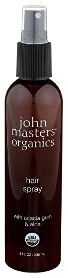 JOHN MASTERS Organic Hair Spray with Acacia Gum and Aloe, 8 FZ