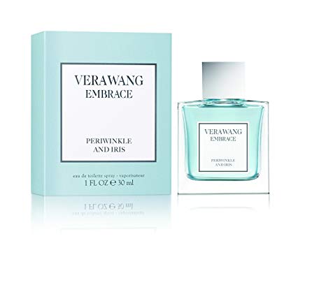 Vera Wang Embrace Eau de Toilette Periwinkle and Iris Scent 1 Fluid Oz. Women's Cologne Passionate, Floral and Sparkling Fragrance