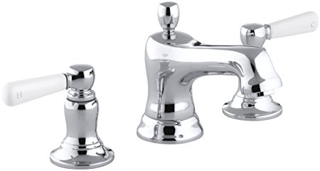 KOHLER K-10577-4P-CP Bancroft Widespread Lavatory Faucet, Polished Chrome