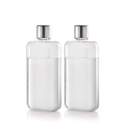 Mastercool Slim Water Bottle,350ml,Set of 2,White