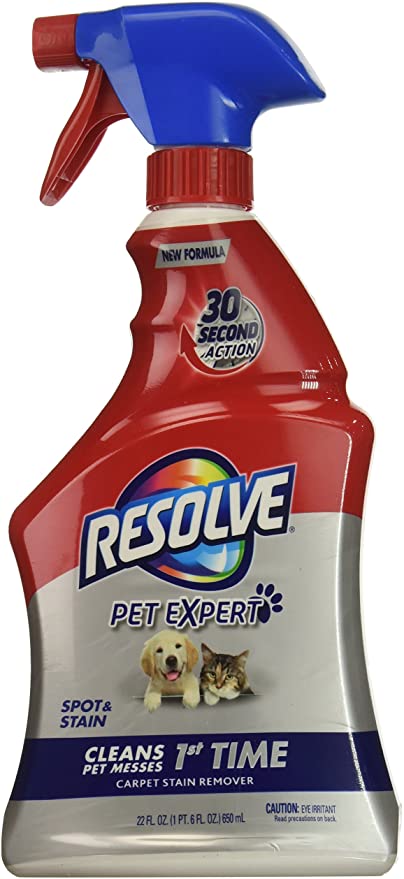 Resolve Pet Stain & Odor Carpet Cleaner, 22 oz (Pack of 3)