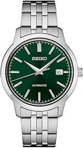 SEIKO male watches Essentials SS Automatic Green Dial