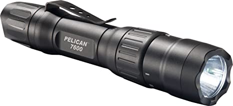 Pelican 7600 Rechargeable Tactical Flashlight (Black), Multi, One Size (076000-0000-110)