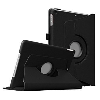 Fintie iPad mini 1/2/3 Case - 360 Degree Rotating Stand Case Cover with Auto Sleep / Wake Feature for Apple iPad mini 1 / iPad mini 2 / iPad mini 3, Black