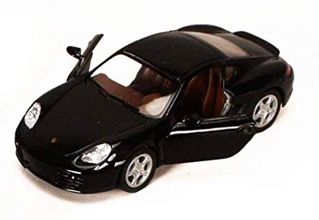 Porsche Cayman S, Black - Kinsmart 5307D - 1/34 scale Diecast Model Toy Car