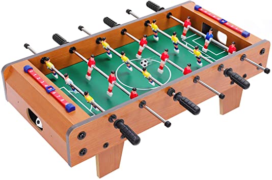 Dprodo Foosball Table, Mini Football Table with Wood for Adults and Kids, Portable Soccer Game , Foosball Table Top, Party Entertainment | Soccer Gifts