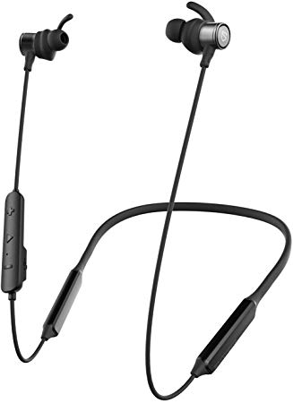 SOUNDPEATS Bluetooth Headphones, Neckband Wireless Earbuds for Sports, 30 Hours Playtime APTX HD Audio CVC Noise Cancellation, in-Ear Earphones Built in Mic, IPX5 Sweatproof Headset Bluetooth 5.0