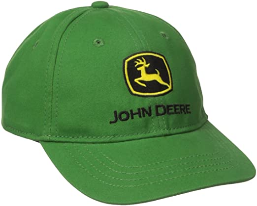 John Deere Boys' Trademark Baseball Cap, Green, Toddler