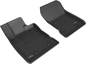 3D MAXpider Custom Fit Kagu Floor Mat (Black) Compatible with Toyota GR86 / Subaru BRZ 2022-2024 - Front Row