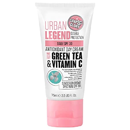 Soap & Glory Urban Legend Double Protection Antioxidant Day Cream Daily SPF 30-2.5 fl oz, pack of 1