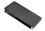 Kisreal 20000mAh External Power Bank Backup Dual USB Battery Charger for iPhone iPad HTC PSP Black