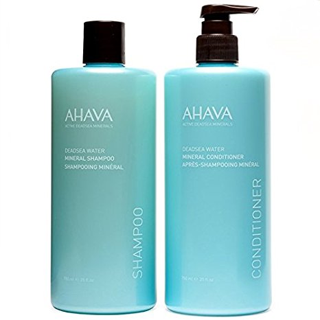 AHAVA Mineral Shampoo & Conditioner Duo, 50.0 fl. oz.