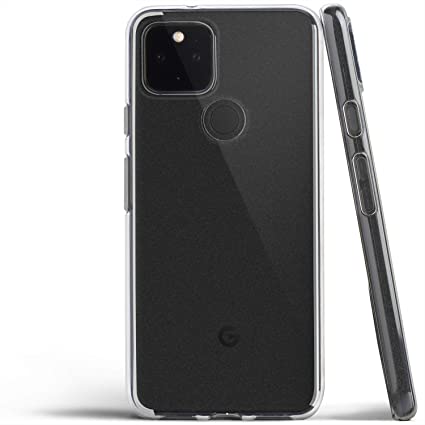 Clear Pixel 5 Case, Thinnest Cover Premium Ultra Thin Light Slim Minimal Anti-Scratch Protective - for Google Pixel 5 | totallee (Transparent)