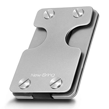 NEW-BRING | Multifunction Metal Key Holder and Credit Card Money Clip Wallet