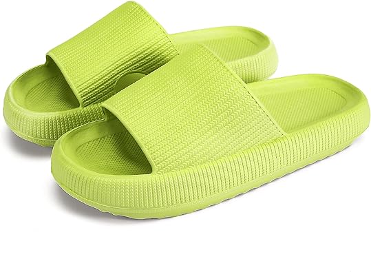 rosyclo Cloud Slippers for Women and Men, Pillow House Slippers Shower Shoes Indoor Slides Bathroom Sandals, Ultimate Comfort, Lightweight, Thick Sole, Non-Slip, Easy to Clean