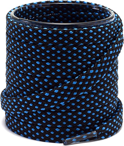 Shoemate Stylish Dotted Thick Flat 5/16" Shoe Laces for Sneakers, Athletic Shoes and Running Shoes, Shoe Strings