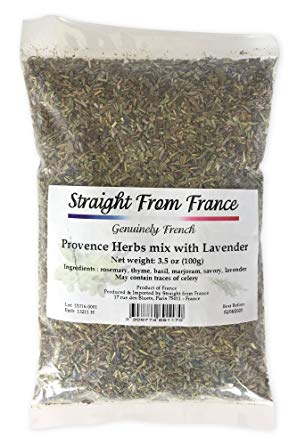 Straight From France Provence Herbs with Lavender Seasoning from France 3.5oz