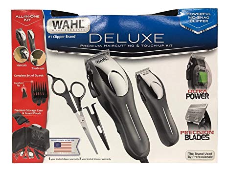 Wahl Deluxe Premium Haircutting & Touchup All-in-One kit with Precision Blades