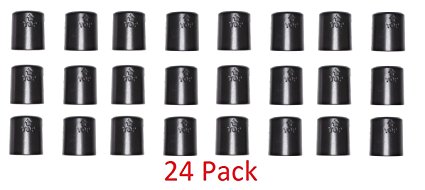 1" Diameter Post Wire Shelf Clips Shelving Split Sleeves Lock Metal Rack Locking Plastic 12 pairs (24)